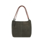 Preview: SHOPPER BAG SUEDE GREEN
